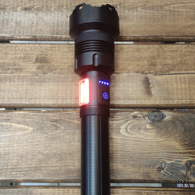 چراغ قوه یووی 4 چیپ 365nm نانومتر اسمال سان مناسب برای سنگ شناسی،شکار سنگ،گوهر شناسی