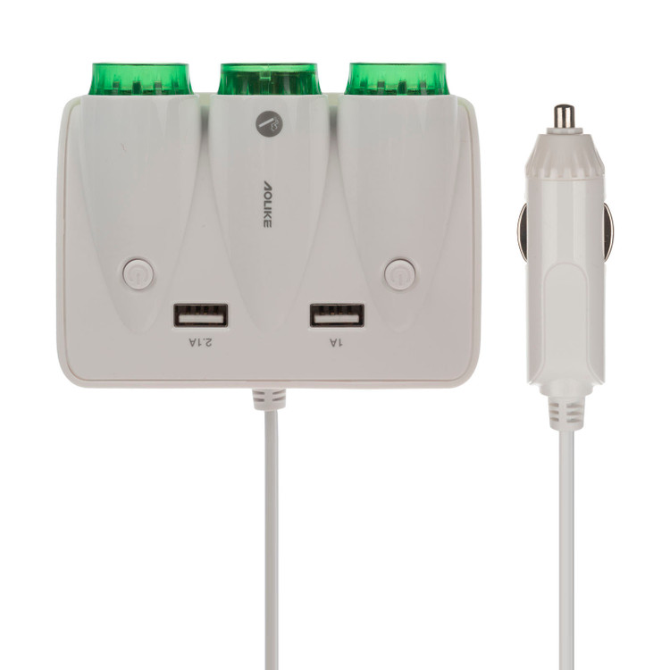 هاب شارژر فندکی AOLIKE مدل AL-5011