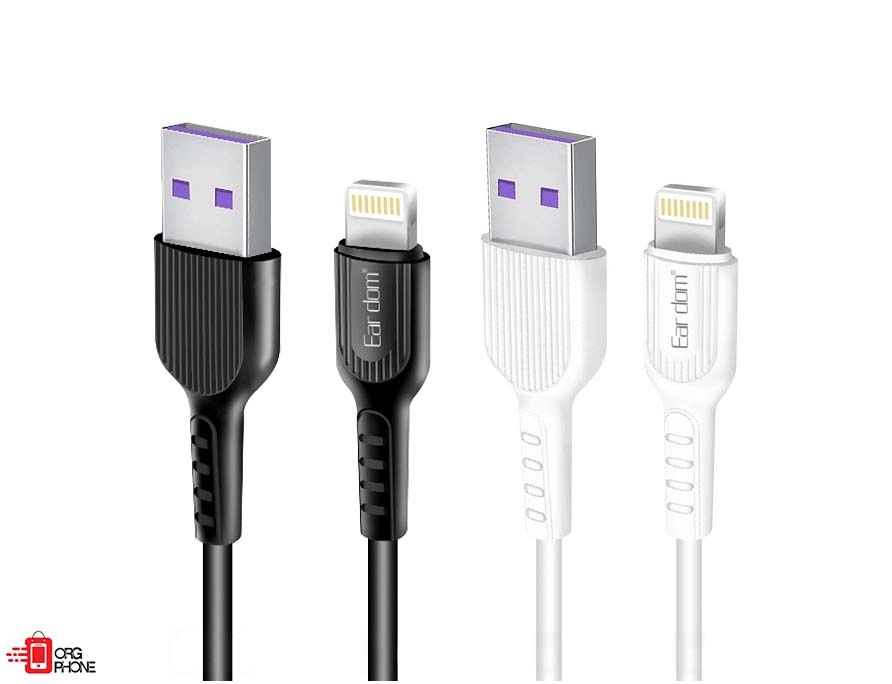 کابل تبدیل USB به لایتنینگ ارلدام مدل EC-085C طول 0.25 متر