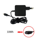 آداپتور لپ تاپ ایسوس 19V 1.75A Gimo Plus مربعی-برای ایسوس Mini E202