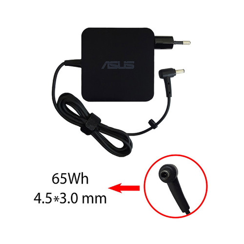 آداپتور لپ تاپ ایسوس 19V 3.42A Gimo Plus مربعی زنبوکی سوزن دار