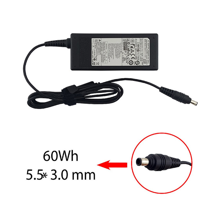 آداپتور لپ تاپ سامسونگ 19V 3.16A Gimo Plus