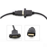 کابل HDMI روپنلی پیچ دار 30cm